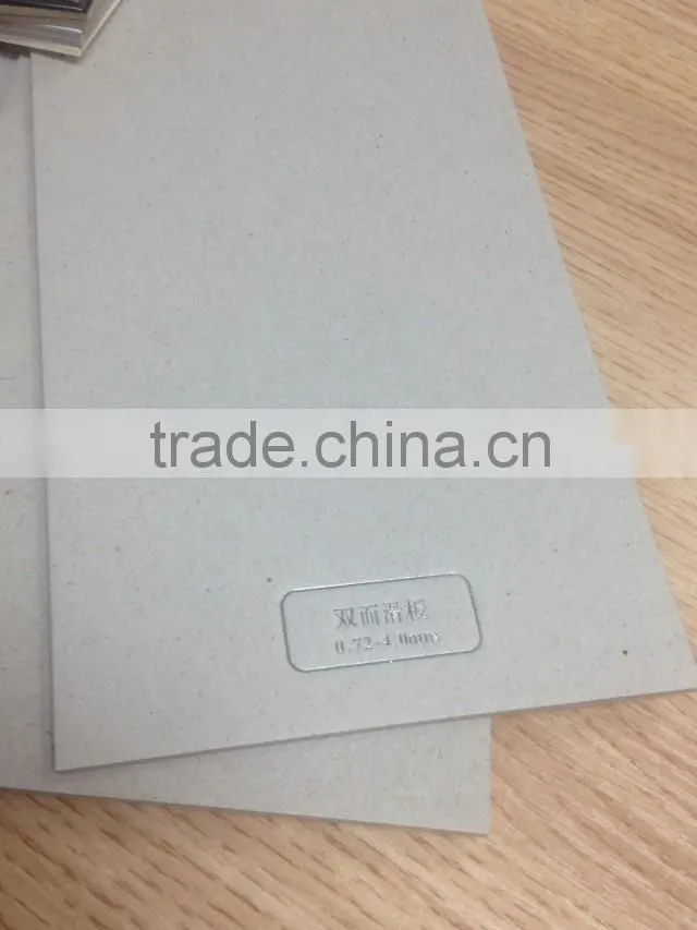 Coated Duplex Board White paper with grey back