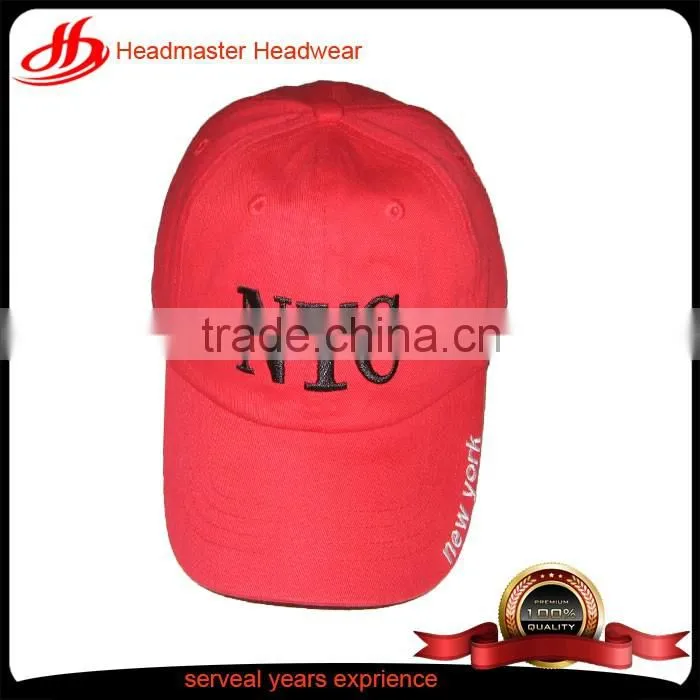 Wholesales custom 100%cotton embroidery baseball hats