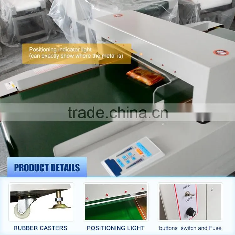 Automatic conveyor belt Metal Detector/food needle detector for Textile MCD-F02 made in china