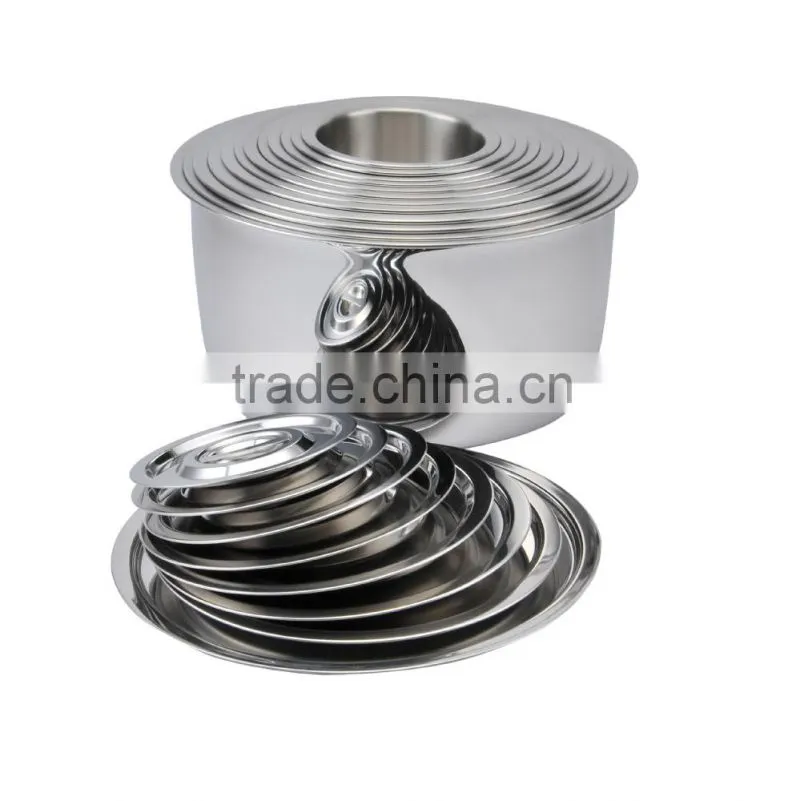 kitchen utensil stainless steel kitchen tool set of India pan