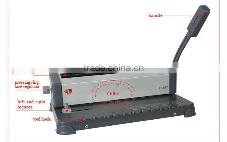 2108 (TF /TR) Punch machine for book binding