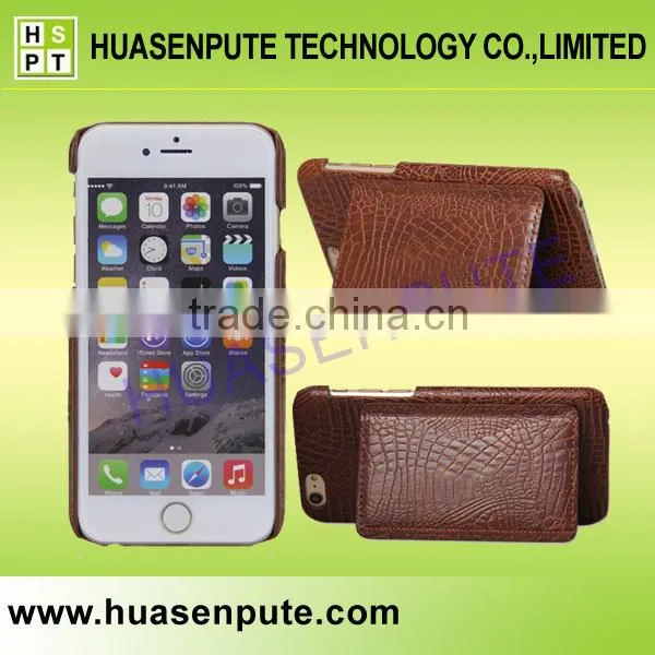 For Apple Iphone6 Compatible Brand and Leather Crocodile Skin Material Animal Phone Case