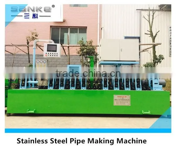 Decorative type stainless steel pipe production line/pipe mill China supplier