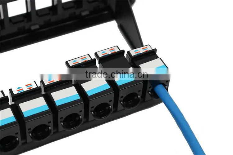 24 Port Utp Label Mark Cat5e Patch Panel Manufacturer