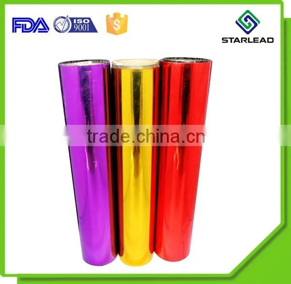 Colored metallized film / Metal Color Heat Transfer Film / Colorful metallic film roll