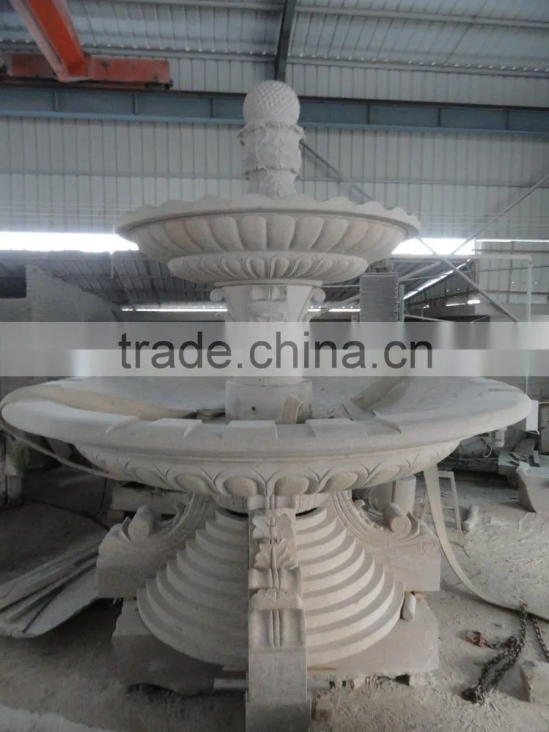 marble water fountain statues