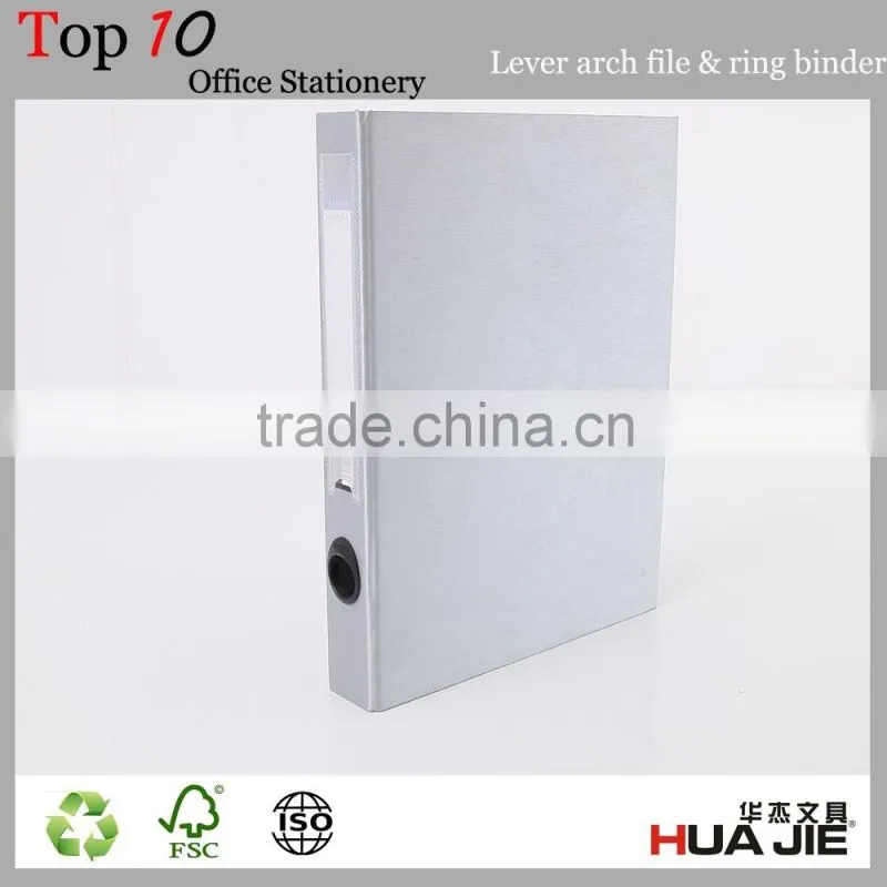 PVC cardboard lever arch file folder 2 ring binder