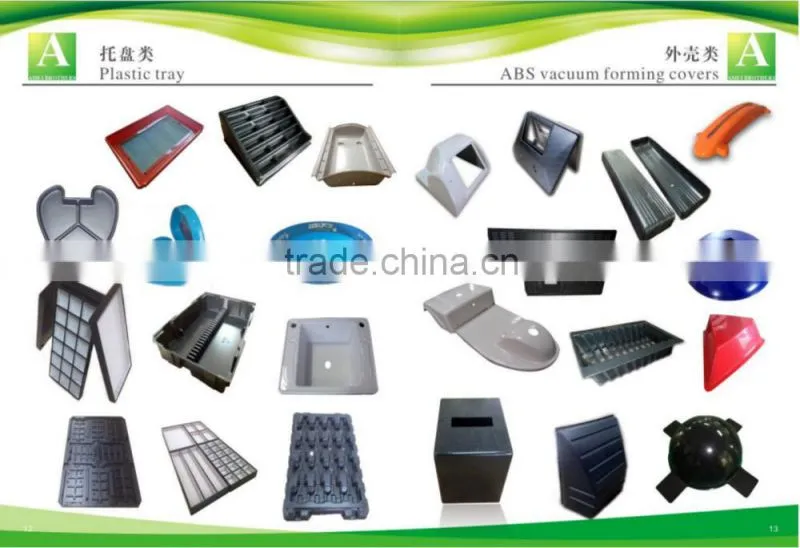 Plastic vacuum forming pop up car case