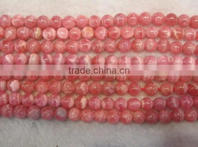 wholesale AB grade Argentina Rhodochrosite round beads