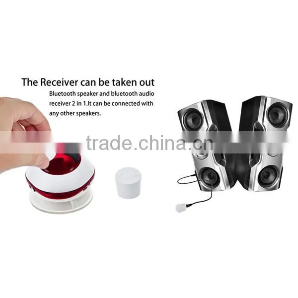 2 in 1 Suction Cup Speaker with bluetooth adapter for car stereo (NT-BP0073)