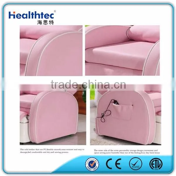 lovely pink princess pedicure spa chair for kids