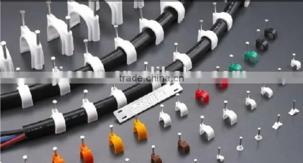 free samples manufacturer electrical wire plastic cable clip