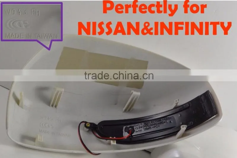 Body Kit Door For INFINITI M35 FUGA Y50 LED SIDE REAR MIRROR COVER