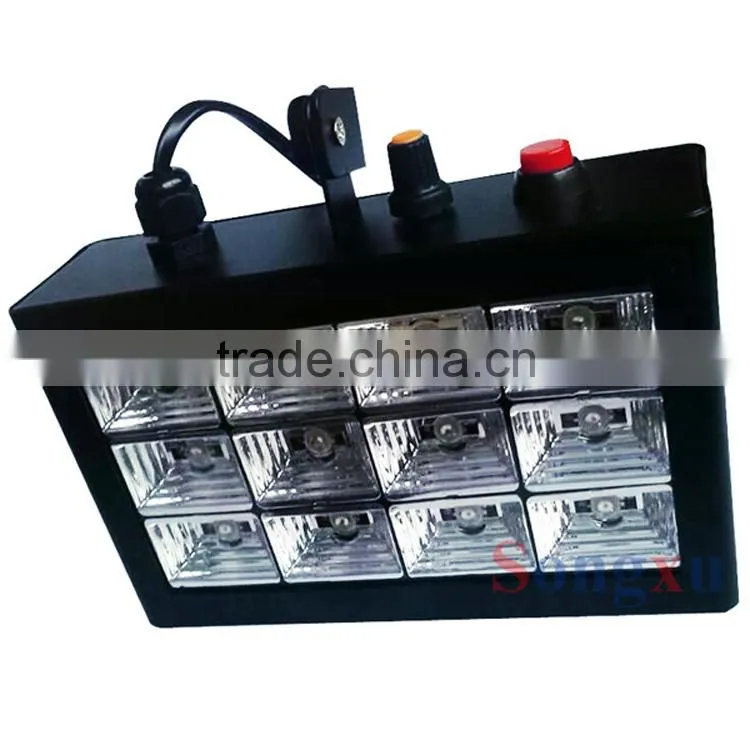 12*1w best price dmx led light strobe for party nightclub