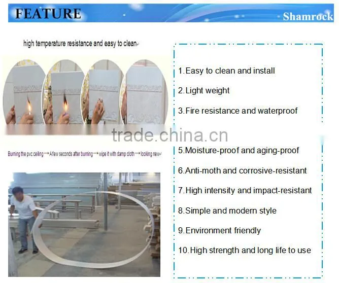 PVC board for wall decoration