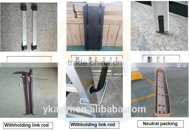 2015 General-purpose scaffold ladder type, folder ladder scaffold,aluminum folding ladder AY-J0206 with en131