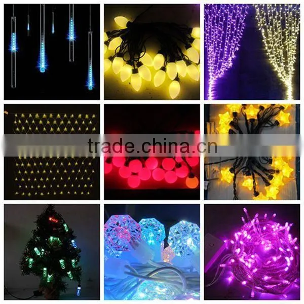 12W waterproof led big star string light for outdoor decoration