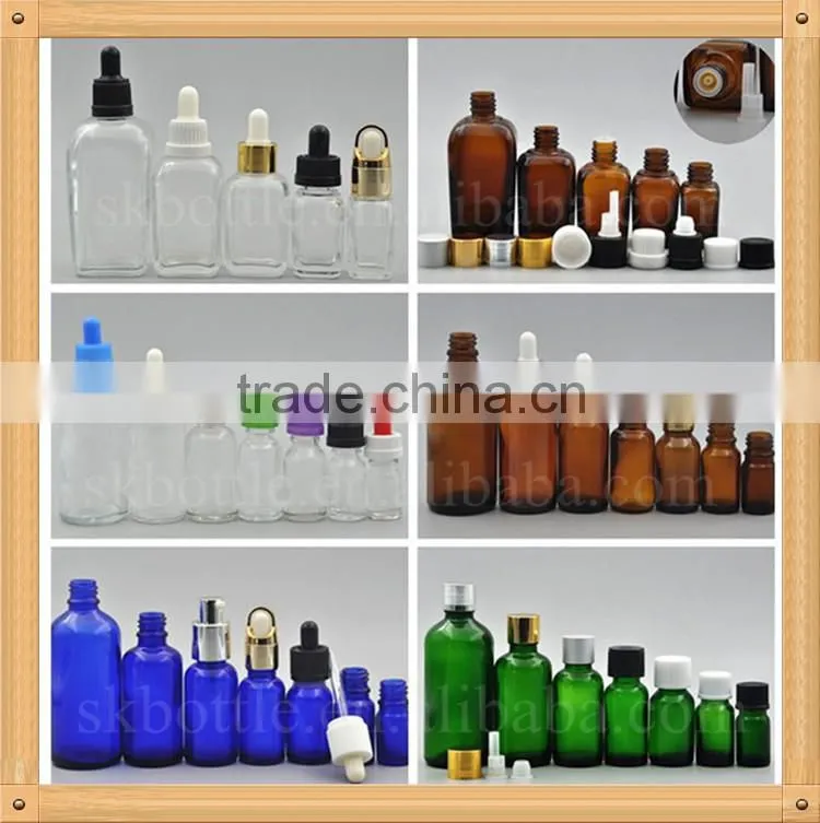 e liquid essential oil glass dropper bottle with tube