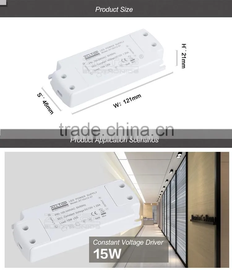 High efficiency dimming 18w 300mA led power supply