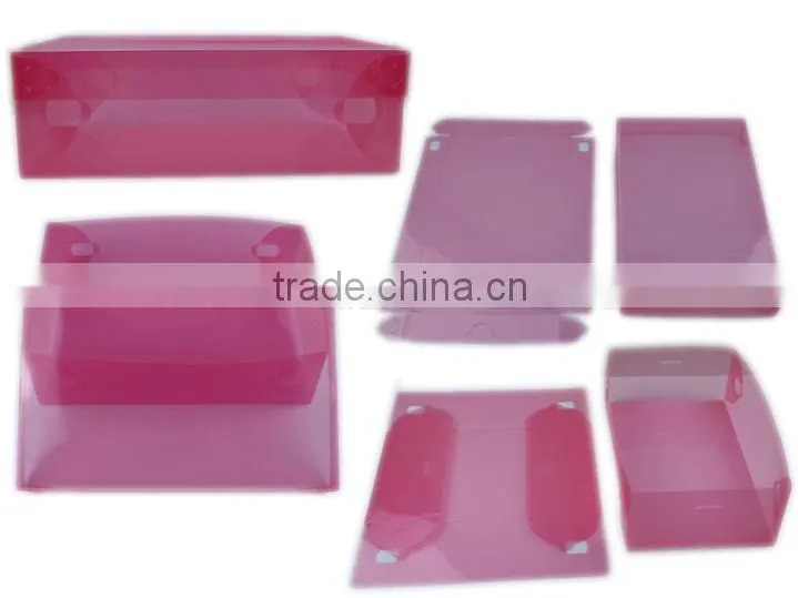new clear hanging oem shoe box packaging