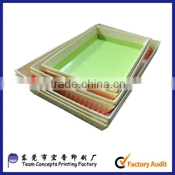 CMYK printing cardboard packaging tray