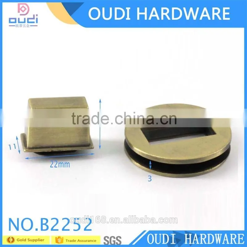 The most bag lock bag accessories in Guangzhou China,popular with people bag accessories turn lock.