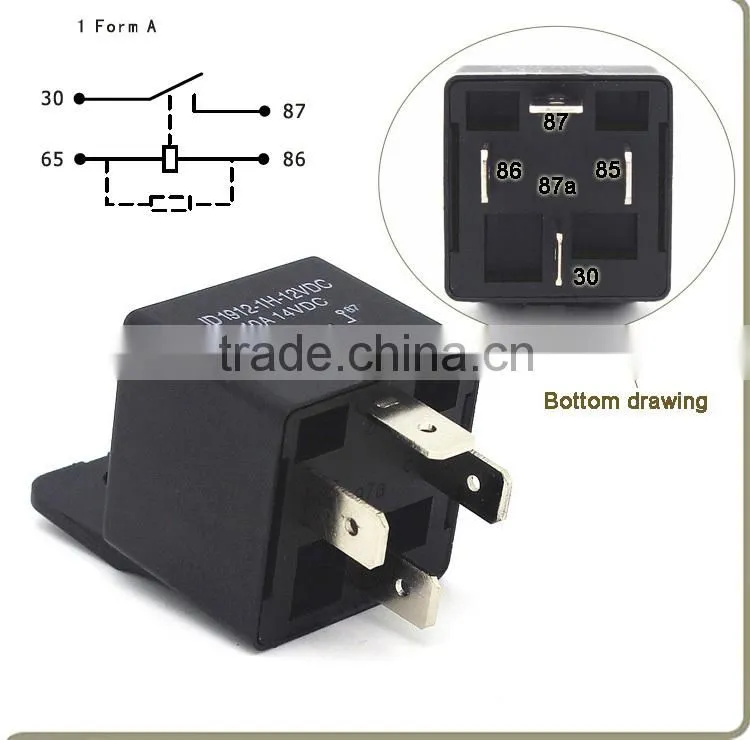 RTT7101H top selling low price auto relay, universal auto relay 12V 30A