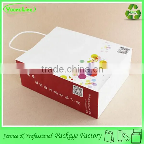 10 years factory custom printing paper bag for mobie phone