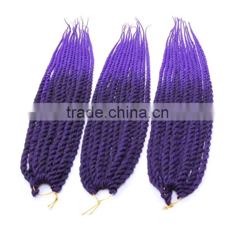 Afro Kinky Braids Synthetic Braiding Hair Senegalese Twist Hair Crochet Braid Hair Extensions
