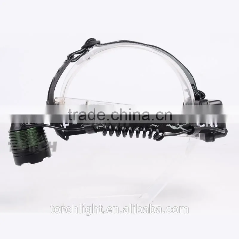 2000 Lumens XM-L T6 Zoomable LED Headlight Cheap Promotion LED Head Torch Light Car Repairing Lamp Outdoor Camping Light