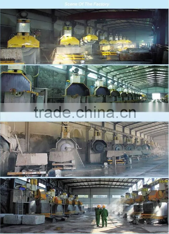 HYDRAULIC MULTI BLADES GRANITE BLOCK BRIDGE SAW(Single Beam) 8 Blades