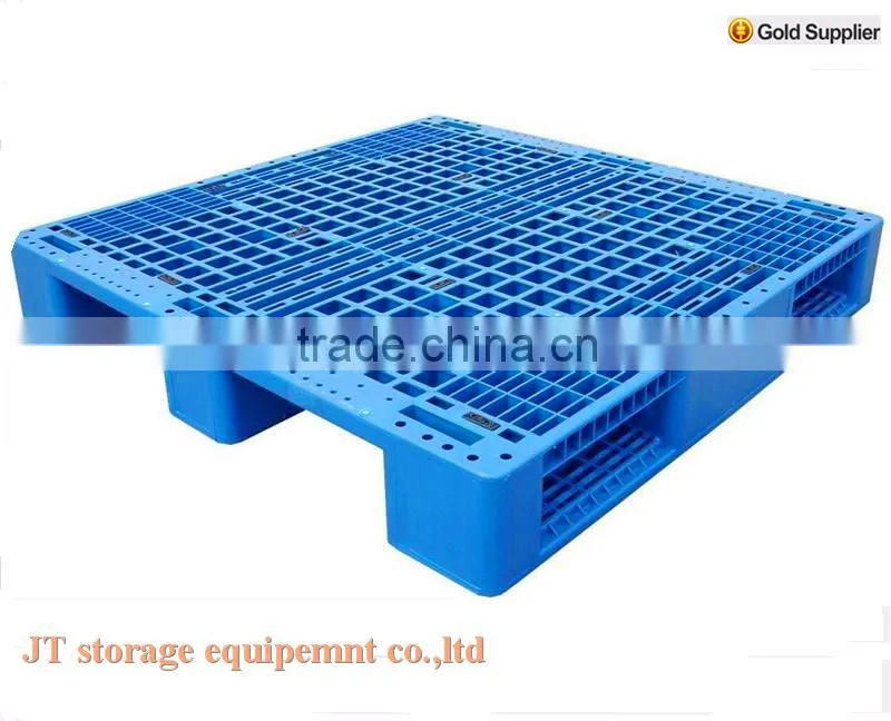 single face 4 way gridding plastic pallet