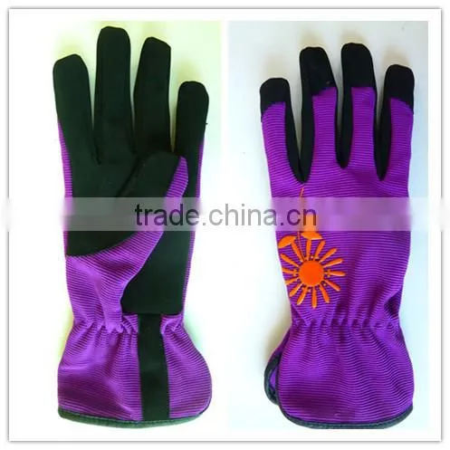 JCH467 Synthetic Leather gloves, Gardening gloves, Work Gloves