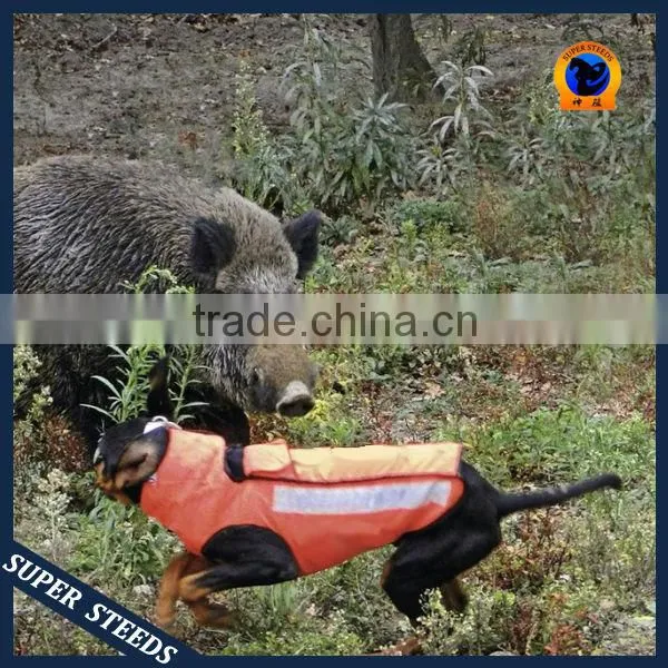 Reflective dog safety vest for hunting