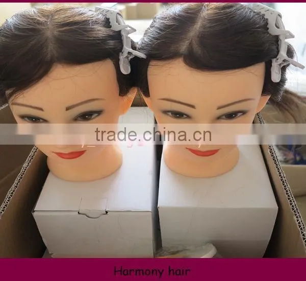 Hot selling Stock black mannequin heads with hair