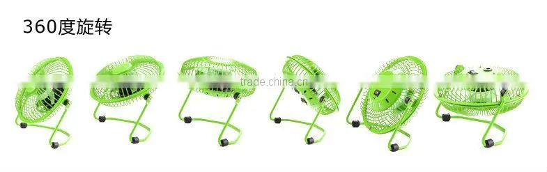 5V DC 5 inch usb metal fan