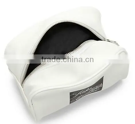 trendy custom PU shiny cosmetic bag