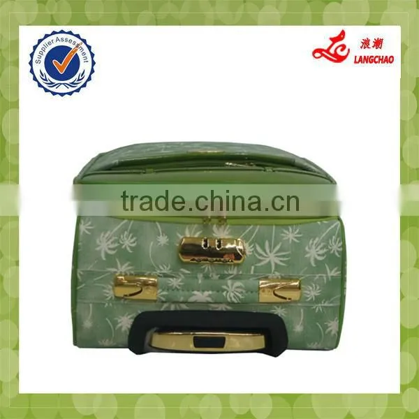 European Classical Designer Quality Leather Tarpaulin Duffel Bag