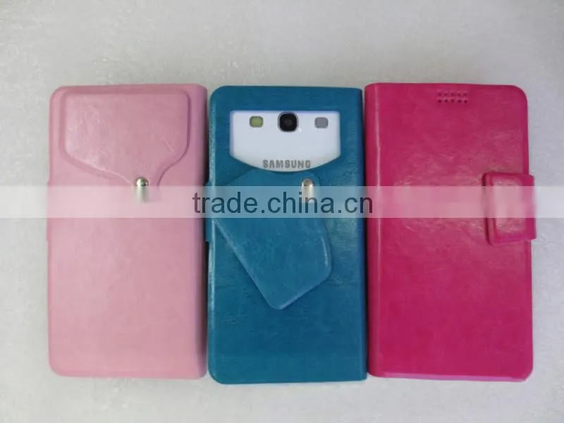 Four size universal case pu leather for mobile phone( S/M/L/XL)