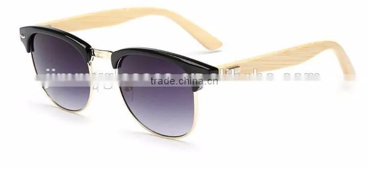 JMP628 UV400 Club Bamboo Sunglasses