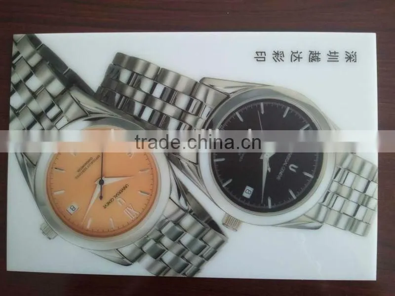 Low cost high definition acrylic board printer with free coating