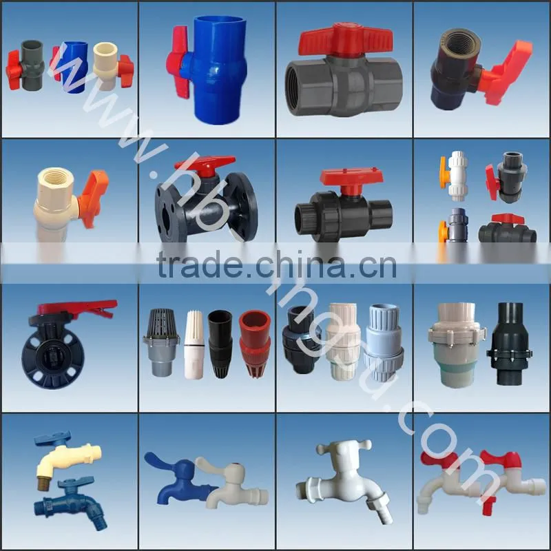 OEM/Cheap Full Size Plastic PVC Ball valve