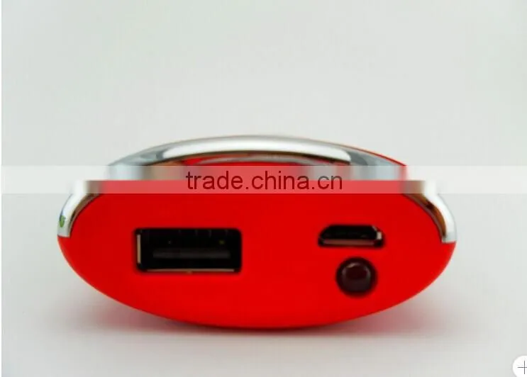 2016 new product uv shiny treatment customize logo printing 18650 lithium ion type 5200mAh power bank charger