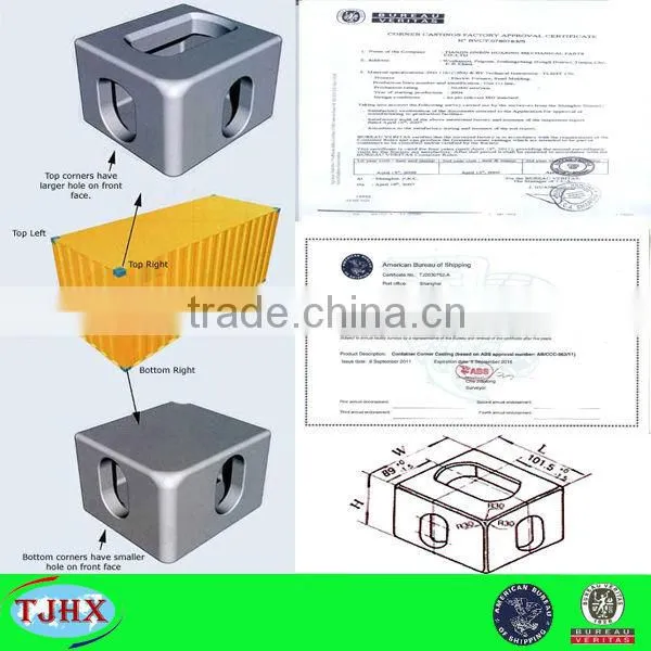 ISO Container corner casting from Tianjin