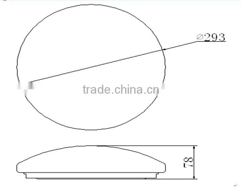10W low consumption high efficiency LED Ceiling light