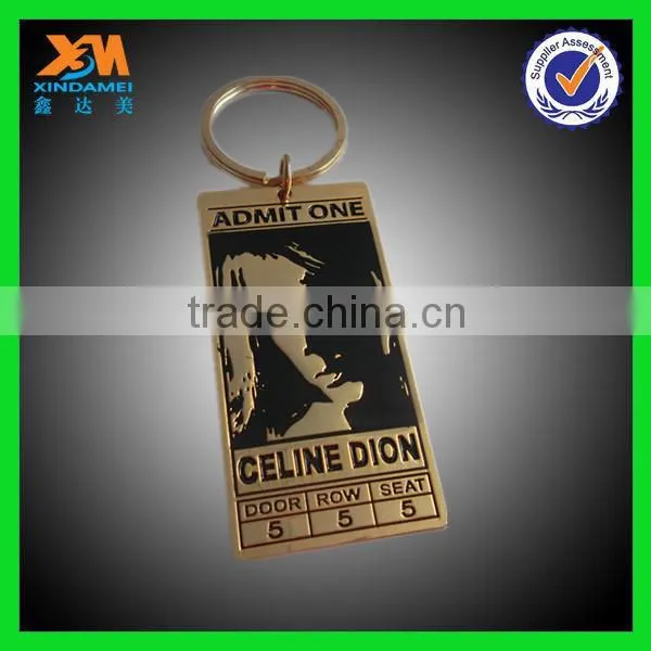Lucky grass pink series metal key chain