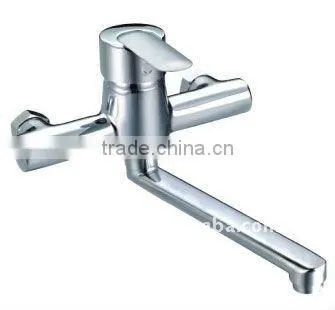 single lever mural kitchen mixer