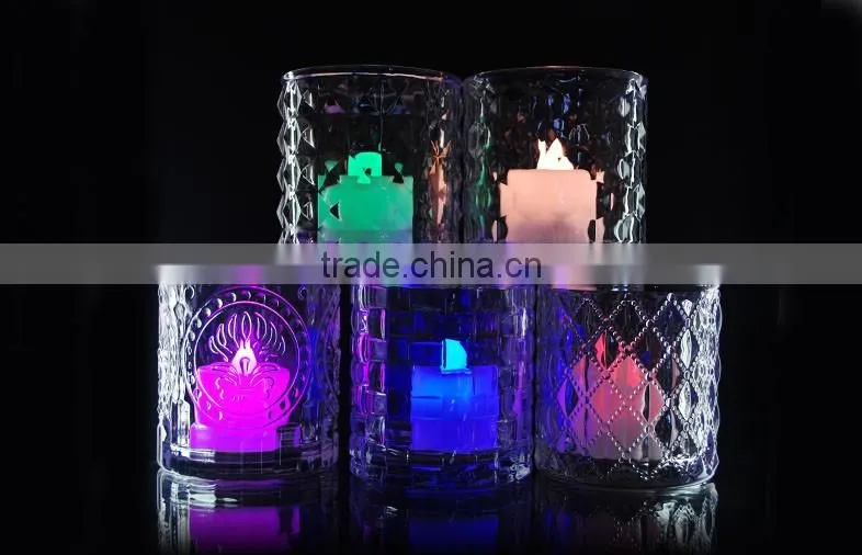 Wedding decoration votive candle glass