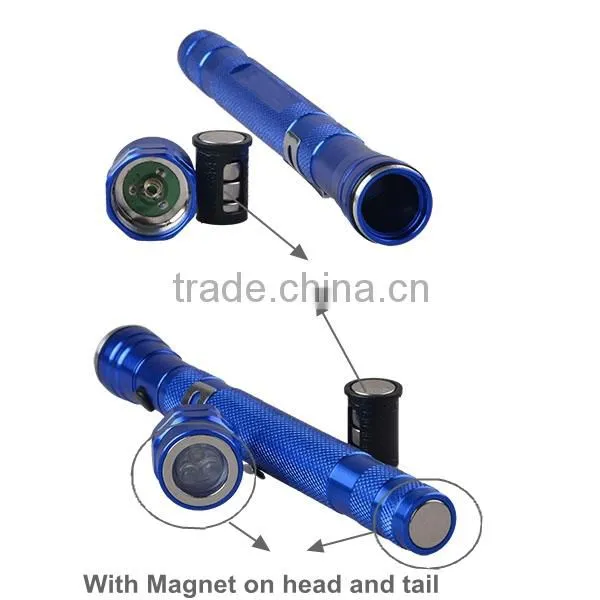 Topcom Mini LED Aluminium Alloy Flexible Magnet Flashlight