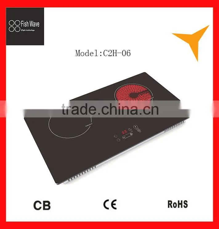 730*410mm touch sensor ceramic and induction hob home appliances